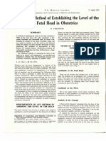 3.9 A Reliable Method of Establishing The Level of The Fetal Head in Obstetrics. D. Crichton
