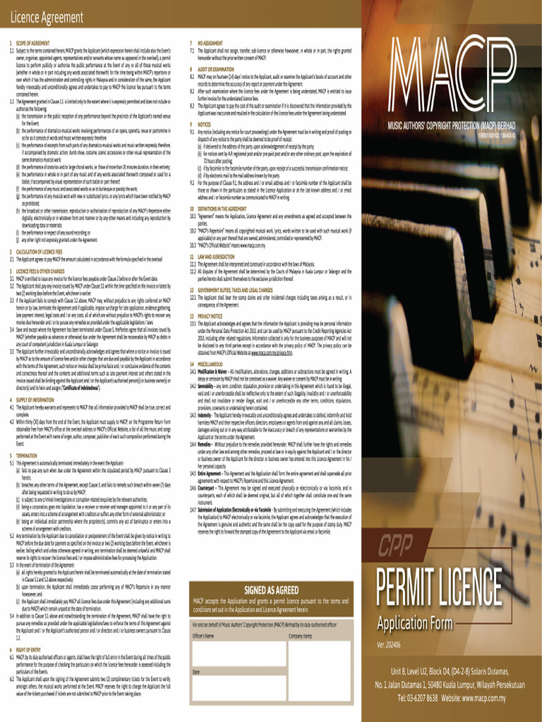 MACPApplicationFormCPP 2 | PDF