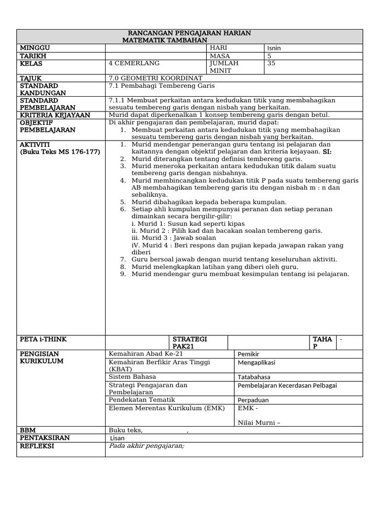 Bab 7 Geometri Koordinat Pdf