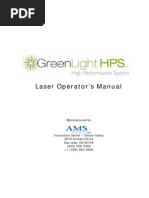 Green Light HPS Laser Operator Manual