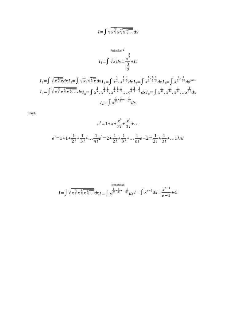 Integral | PDF