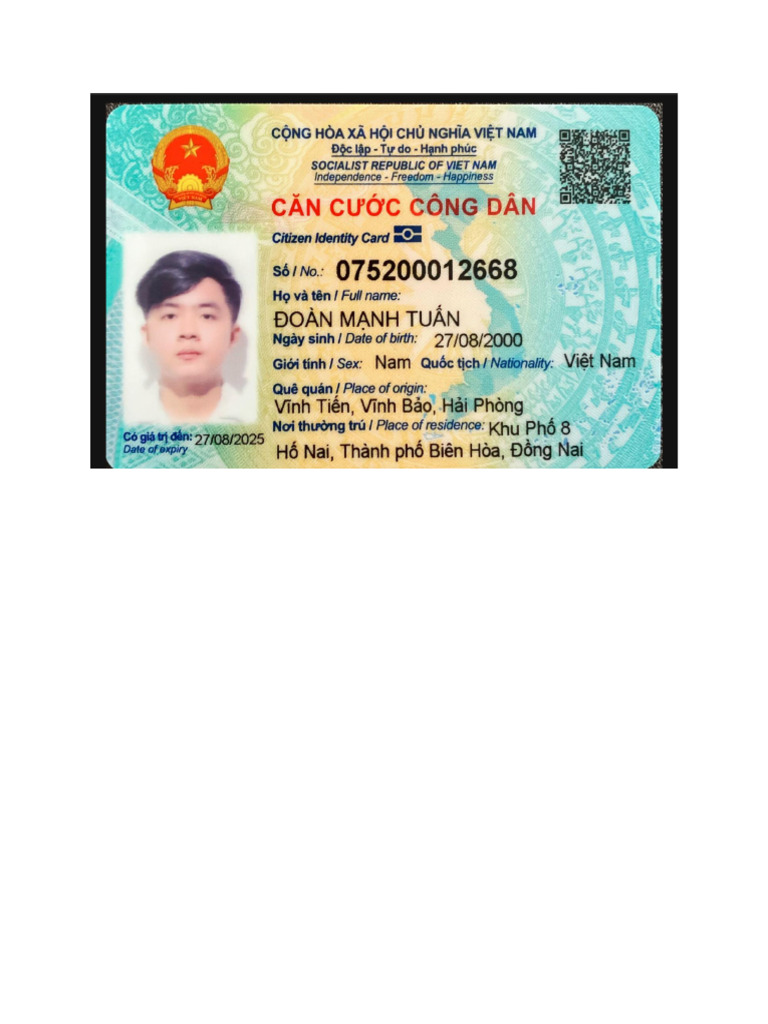 CCCD Tuan | PDF