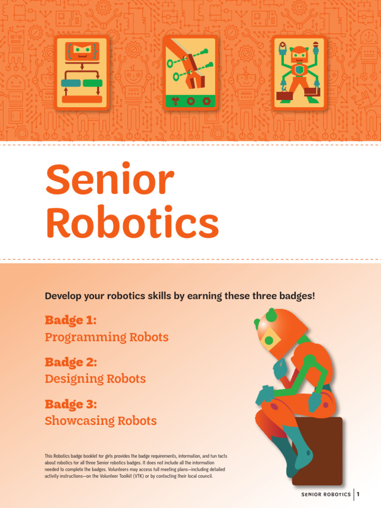 Senior Robotics Badge Requirments Booklet Digital Item 64178 Version 2 ...
