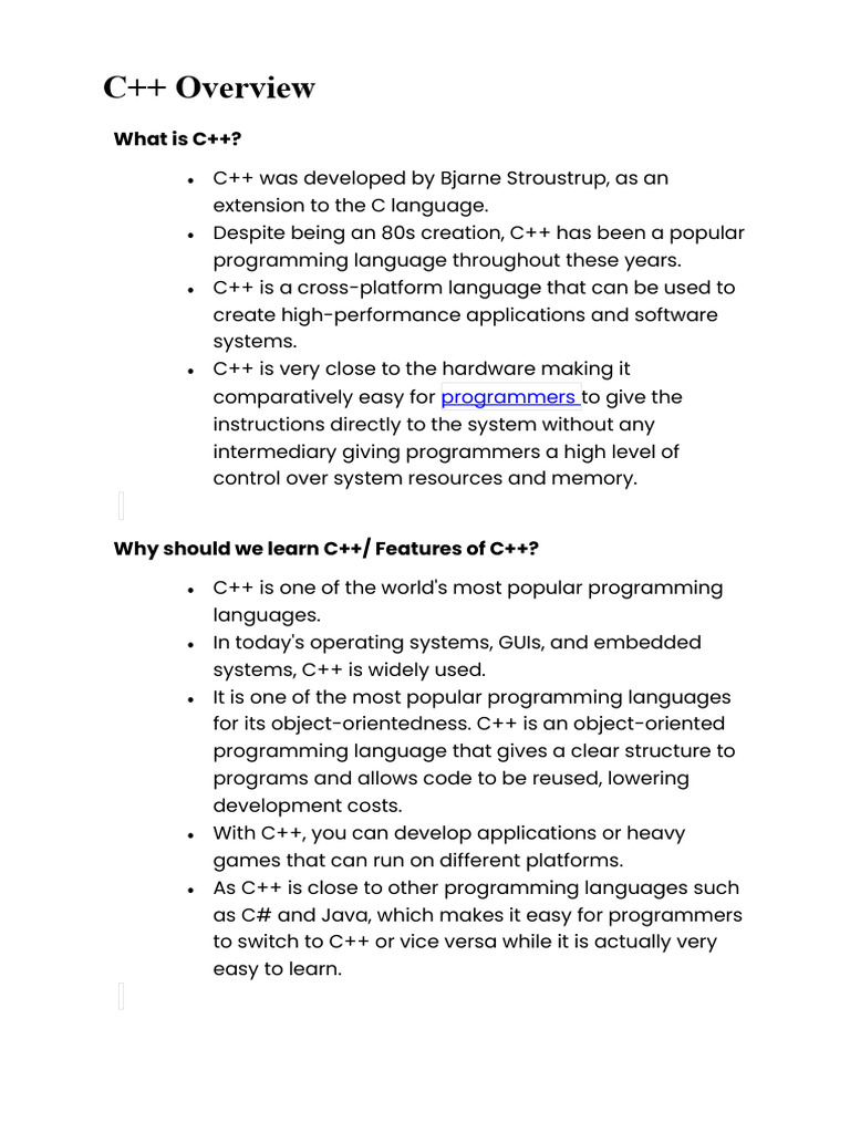 C++ Complete | PDF