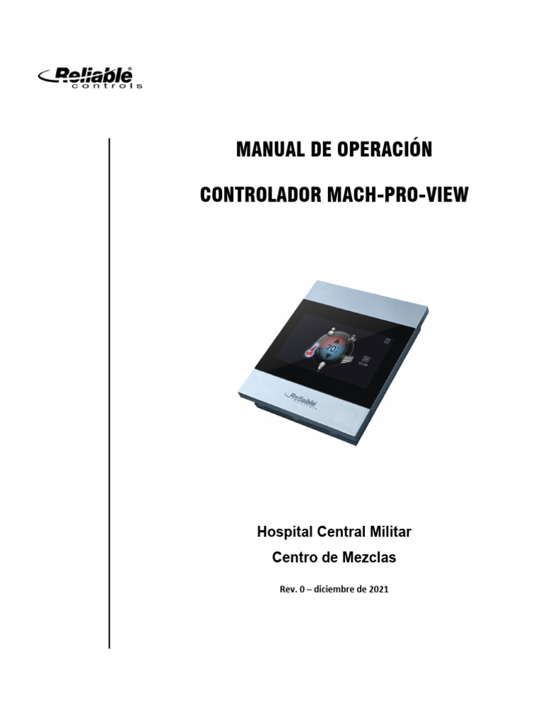 Manual MPV Hospital SEDENA Rev 0 - Dic 2021 | PDF