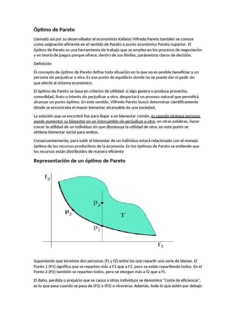 Optimo de Pareto | PDF