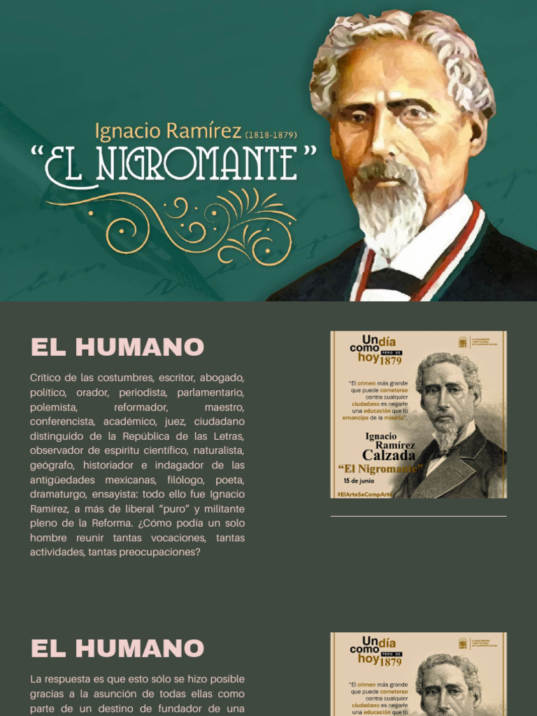 Ignacio Ramírez: El Nigromante Mexicano | PDF
