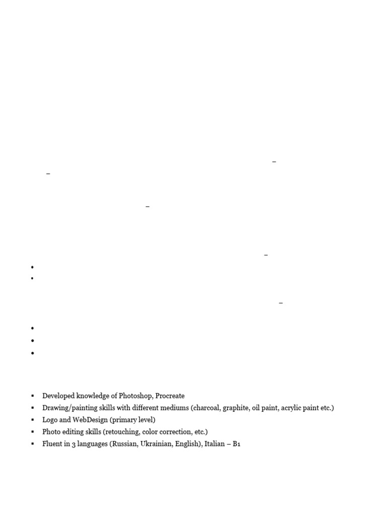 Nazar M. Resume | PDF | Social Science