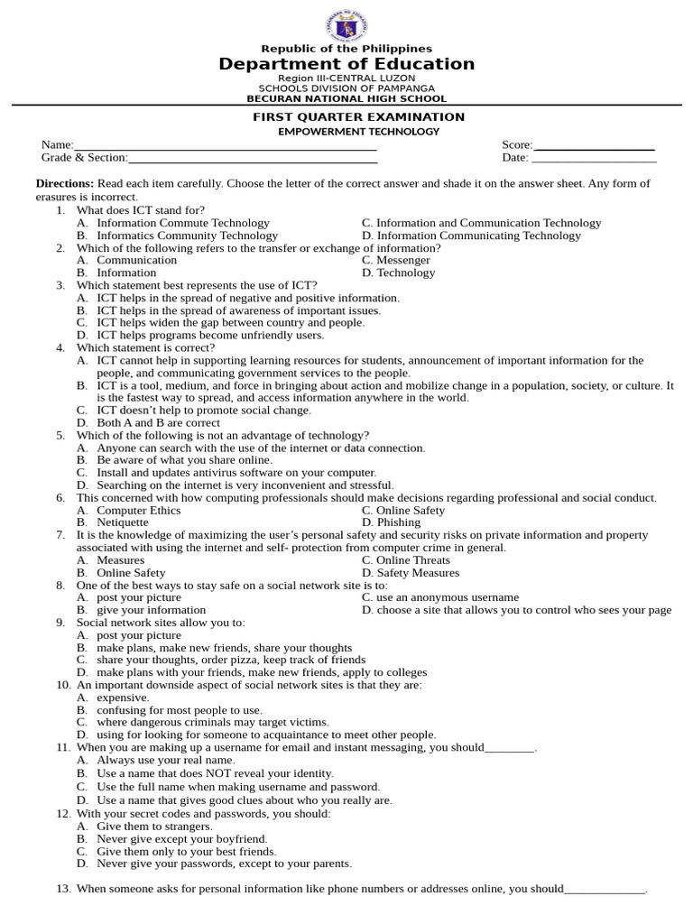 Empowerment Technology 2 | PDF