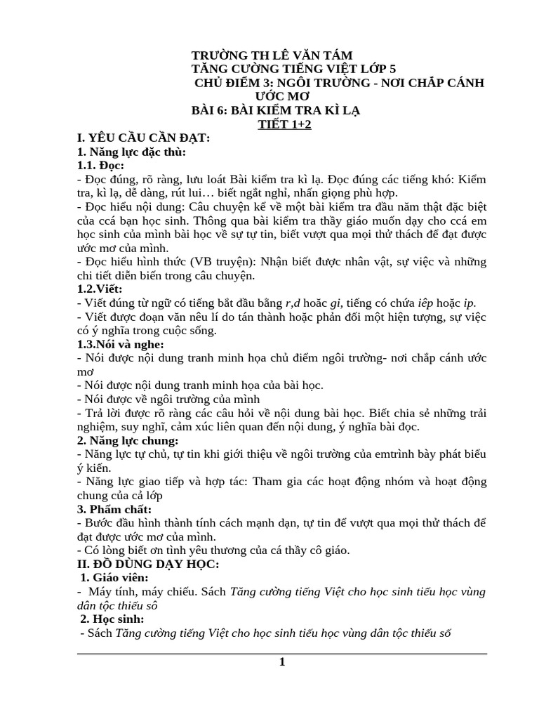Bài 6 - TCTV L5 | PDF