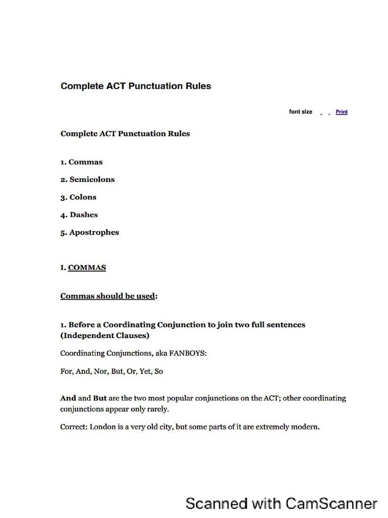 Sat Grammar Rules | PDF