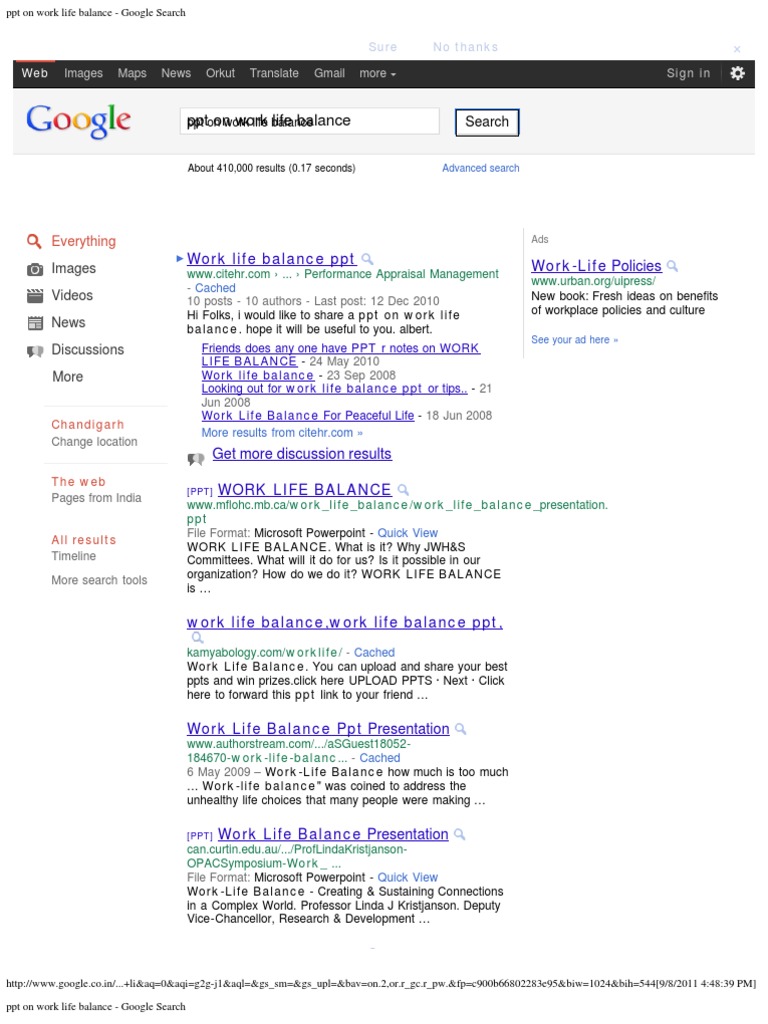 On Work Life Balance - Google Search | PDF | Google | Portable Document ...