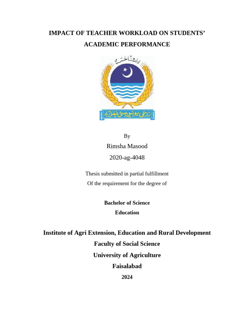 Rimsha Final Thesis (1) - 1-1 Done | PDF | Educational Assessment ...