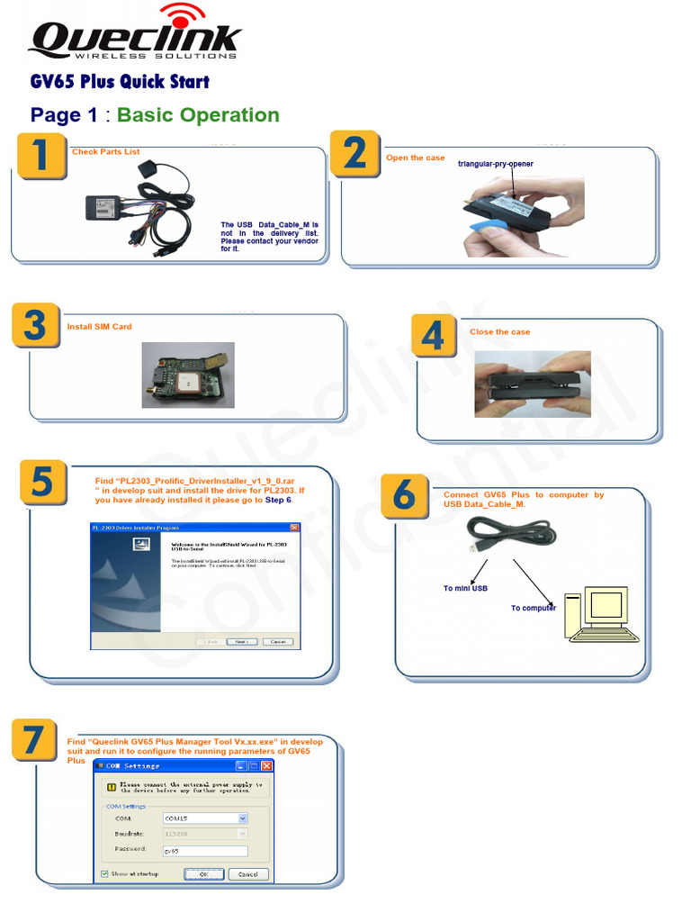GV65 Plus Quick Start Guide | PDF | Computer Architecture | Networking ...