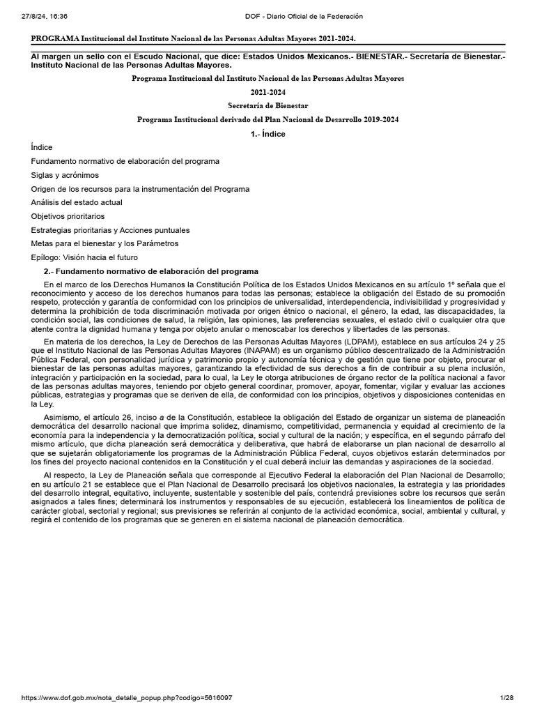 Dof diario oficial de la federaci n pdf