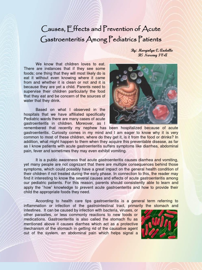 Gastroenteritis Causes And Effects