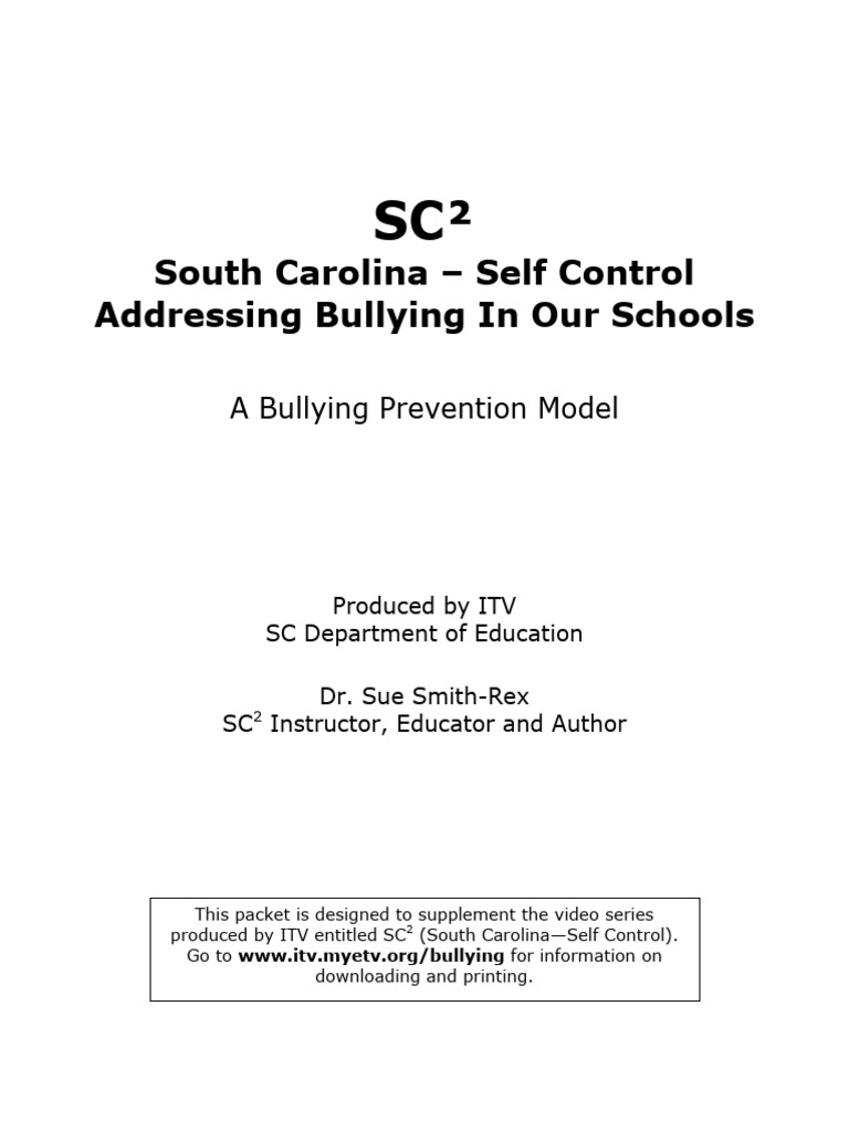 ETV SC2 Bullying 2007 | PDF