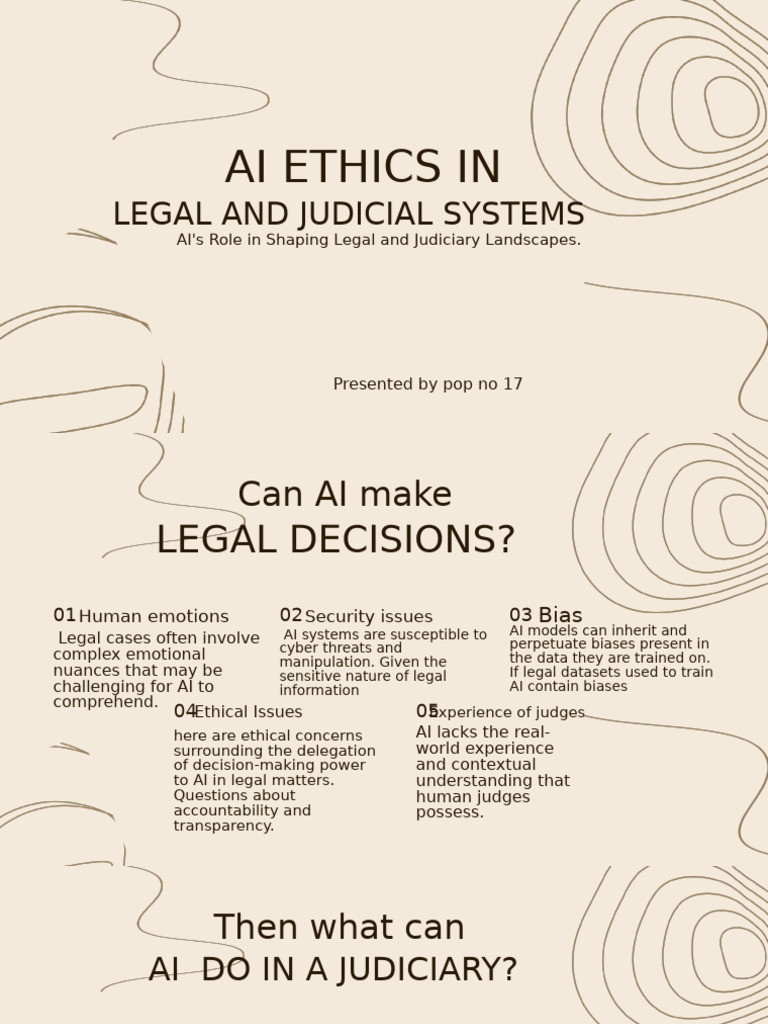 AI's Impact on Legal Systems and Ethics | PDF | Artificial Intelligence ...
