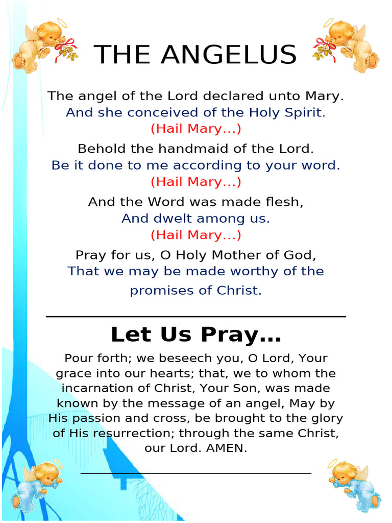 The Angelus - 023903 | PDF