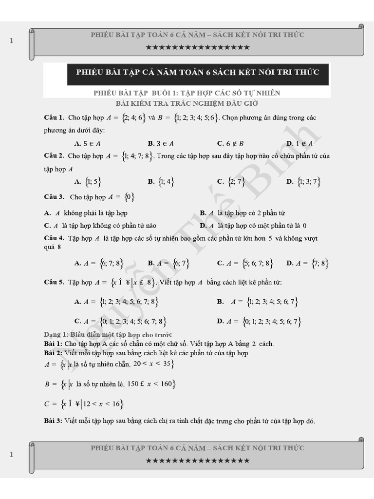 L P 6 - Chương 1 | PDF