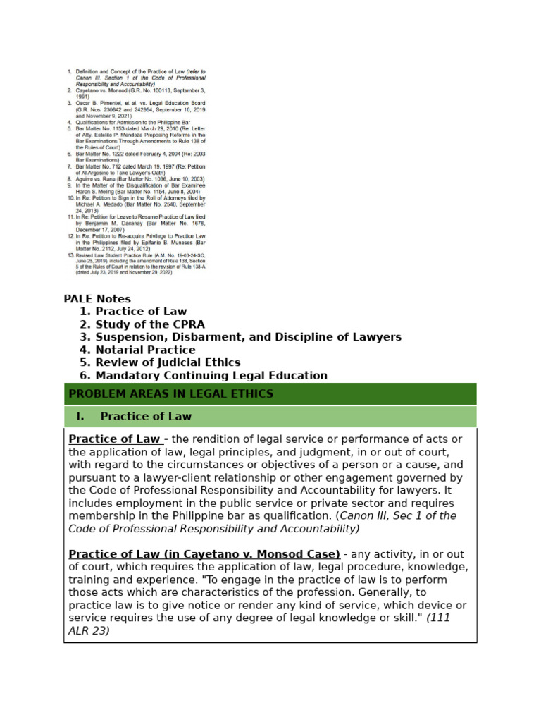 Pale Notes | PDF