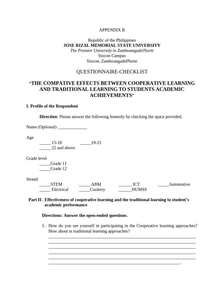 Edited - Questionnaire - Tucatac | PDF
