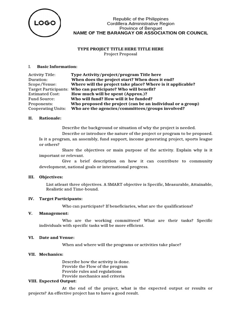 Project Proposal Template | PDF | Economies