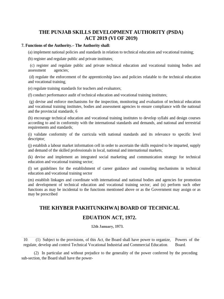 PSDA & BTE Functions & Law Inforcement | PDF