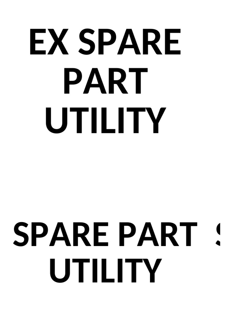Ex part utl project pdf