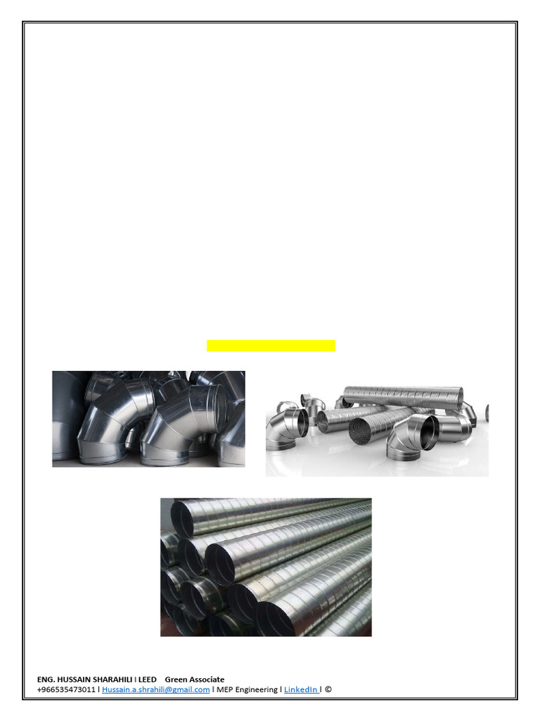 Duct Construction Guide for HVAC Systems | PDF | Duct (Flow) | Computers