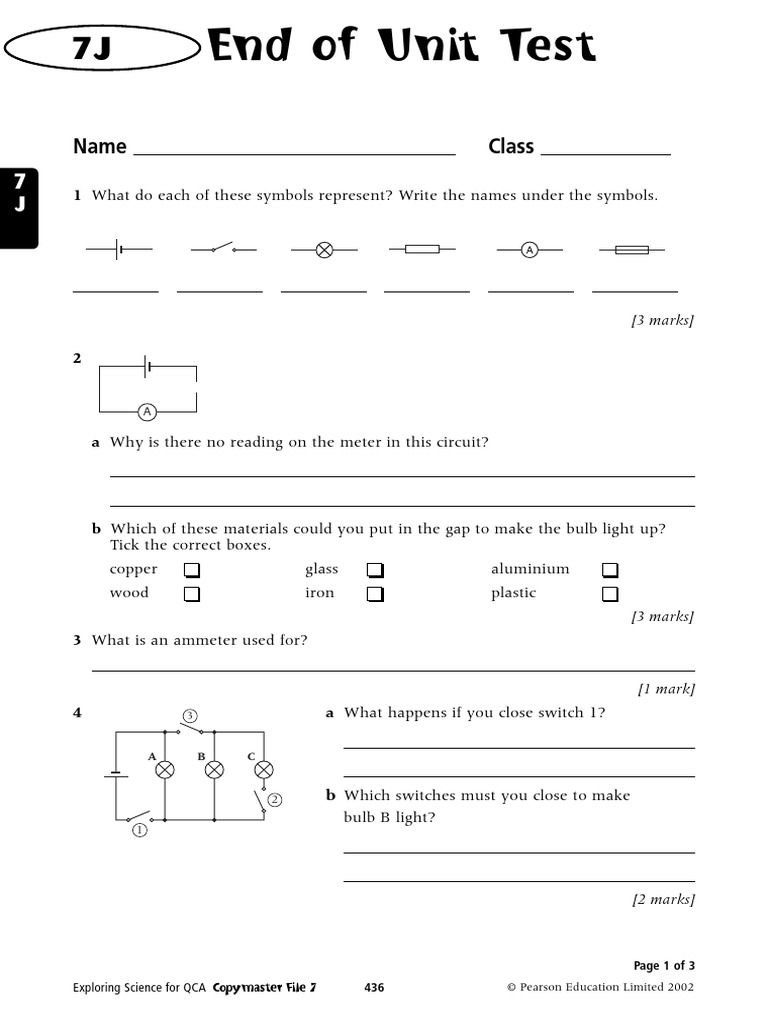 7j Test Yourself | PDF