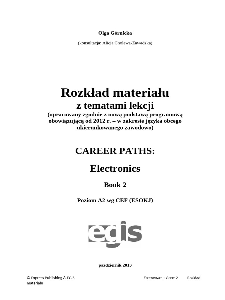 Electronics Book 2 Lesson Plan Overview | PDF | Capacitor | Computers