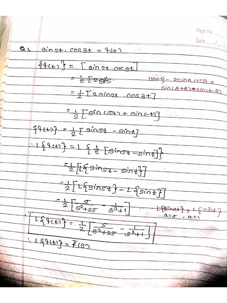 Laplace Transform Pdf