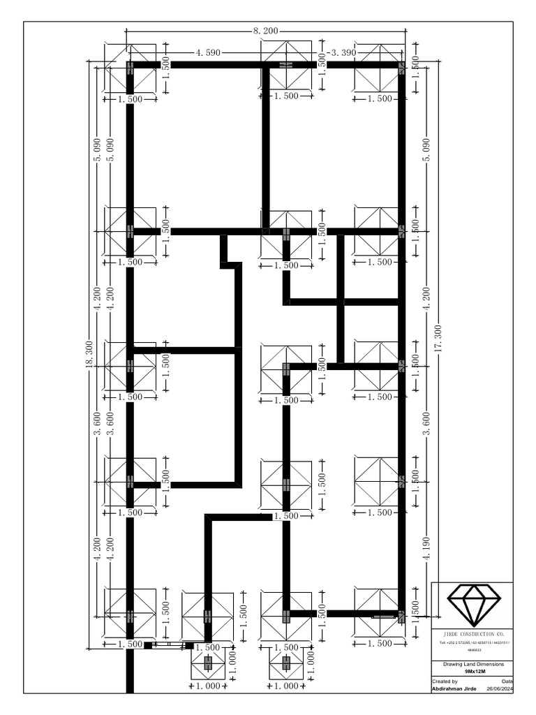 9Mx24M Sub Structure Design | PDF