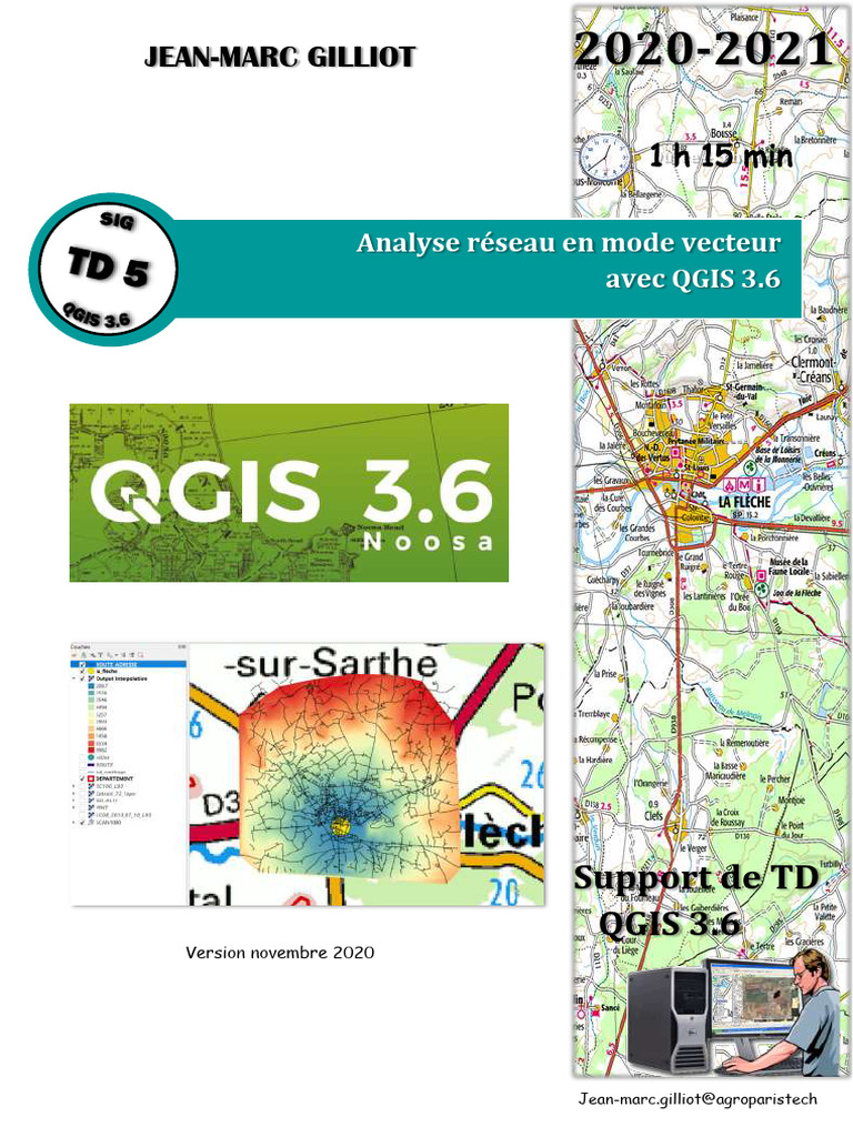Analyse réseau avec QGIS 3.6 et QNEAT3 | PDF | Système d'information ...