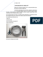 Configuración cables UTP