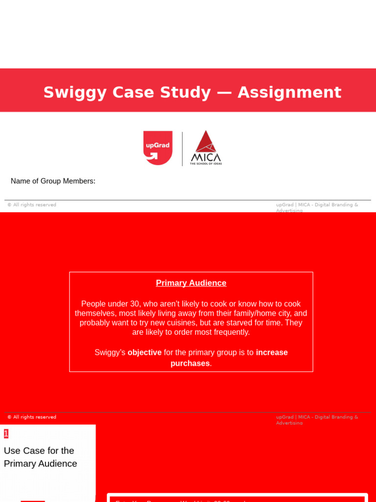 Swiggy+Case+Study+ +Solution+Template | PDF