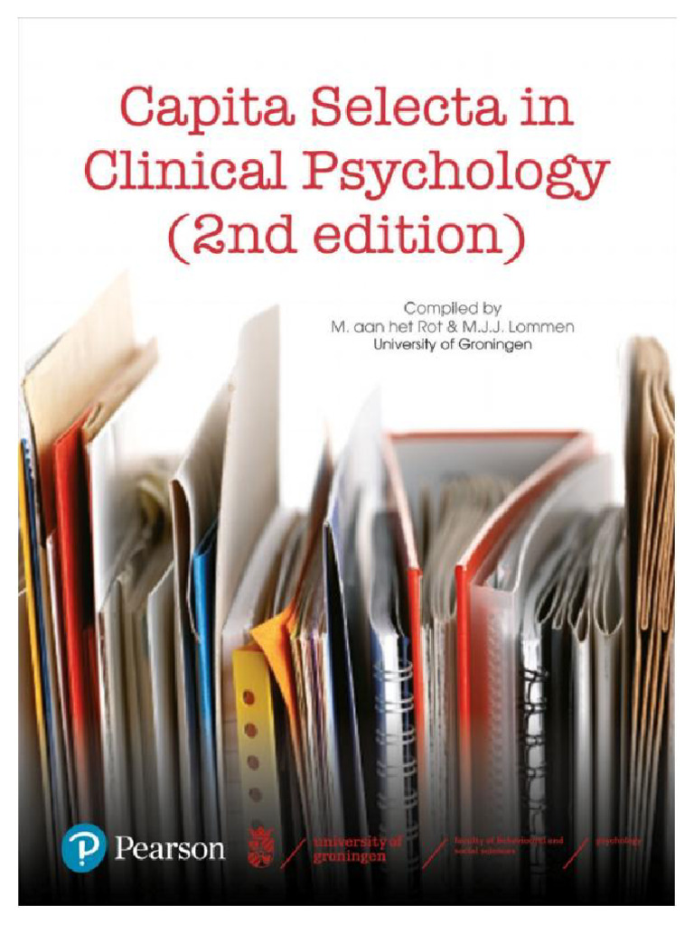 (PSBE2-22 - Clinical) Capita Selecta (2nd Edition) | PDF