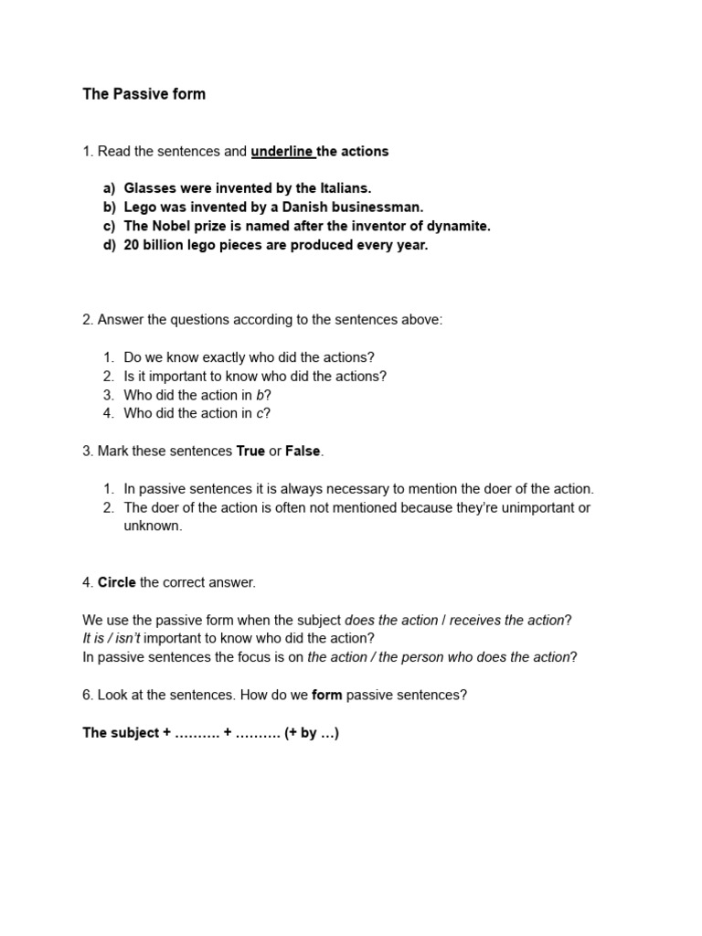 Understanding Passive Voice Usage | PDF | Language Arts & Discipline