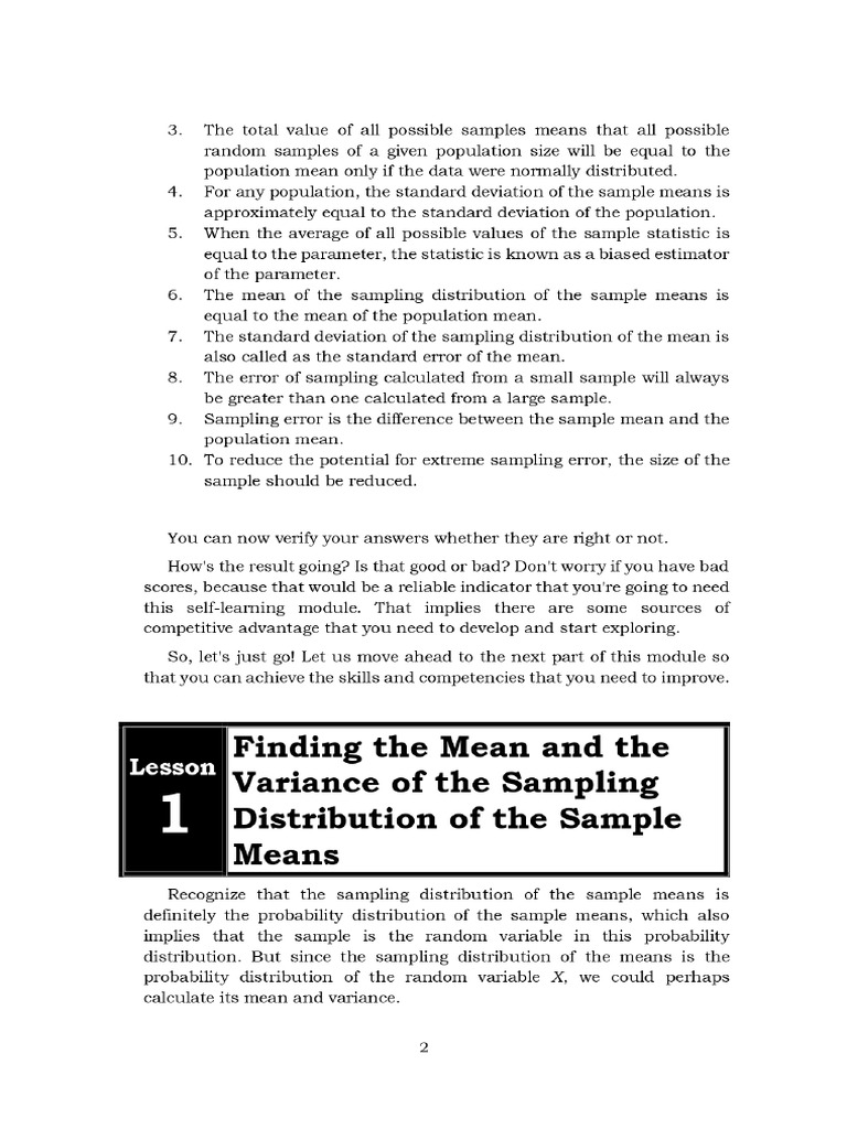 Stats and Prob Notes by Earl Arce | PDF