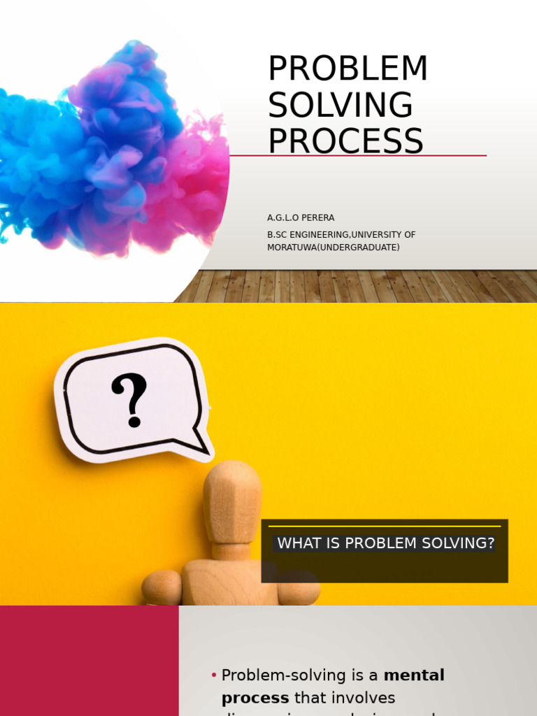 Problem solving process pdf