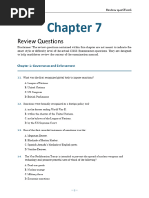 CGSS Questions