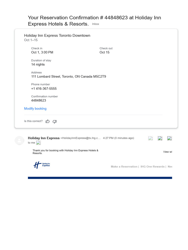 Hotel Reservation | PDF