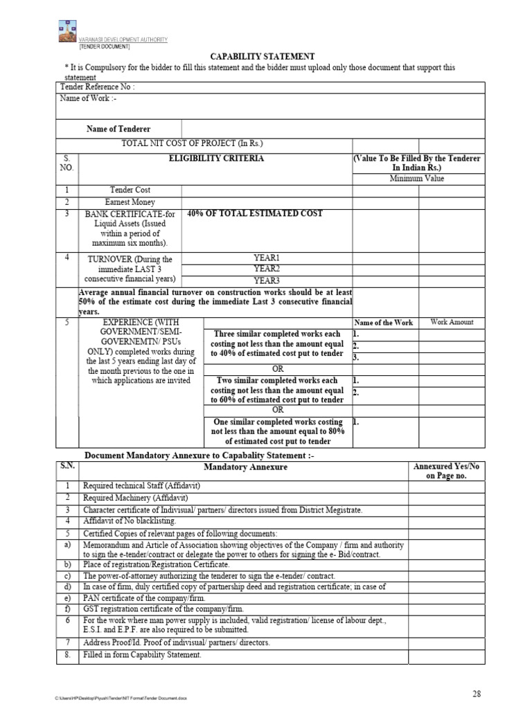 REQUIREMENTS | PDF