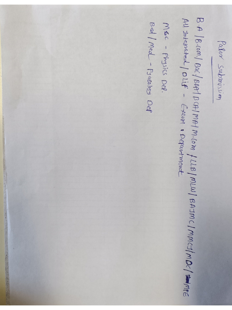 Paper Submission | PDF