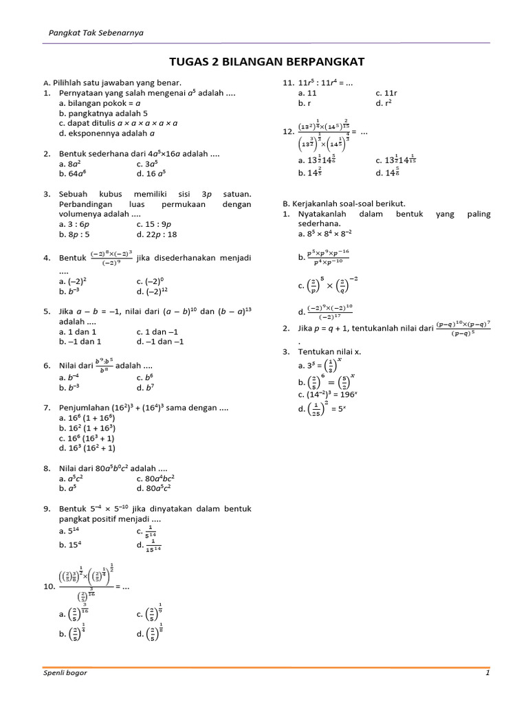 Soal MTK Kelas 9 | PDF
