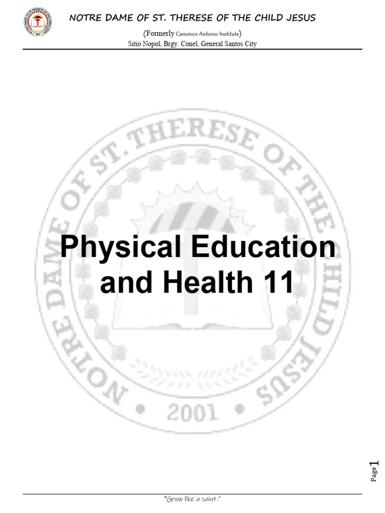 HOPE 11 Worksheet | PDF