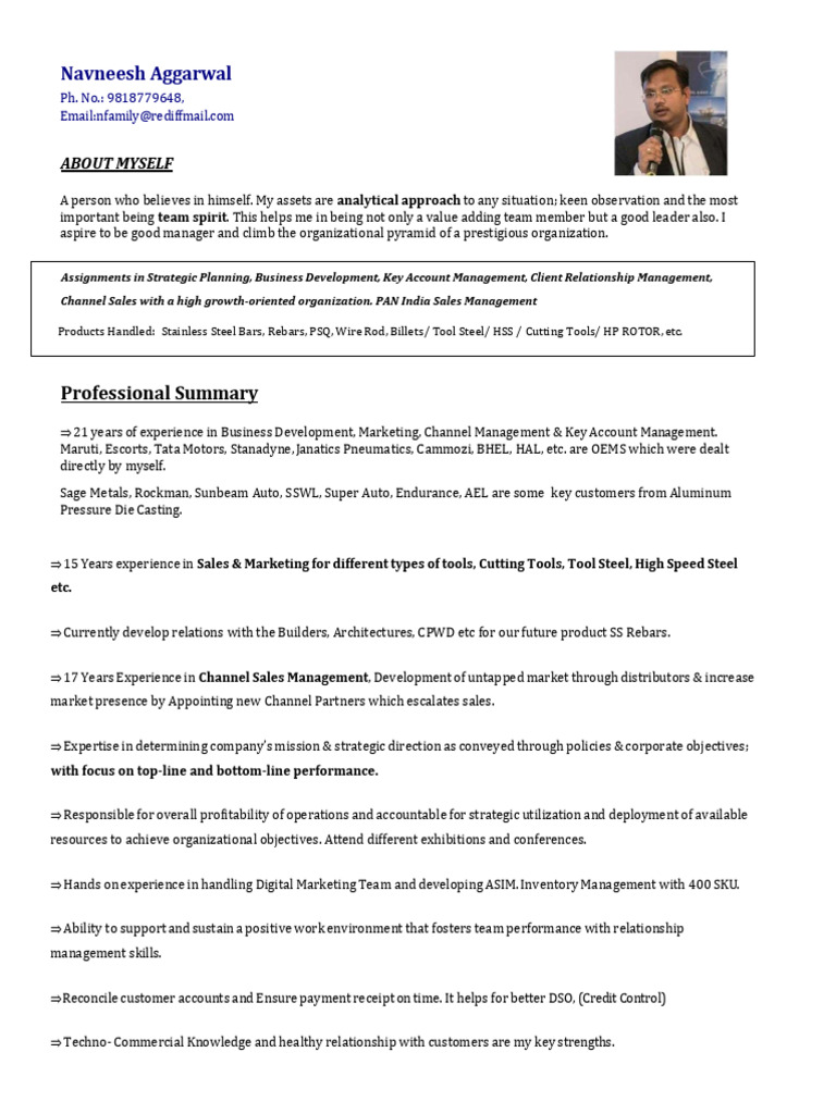 CV - Navneesh | PDF