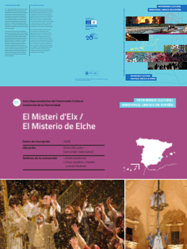 Patrimonio Cultural Inmaterial Unesco en Espana | PDF
