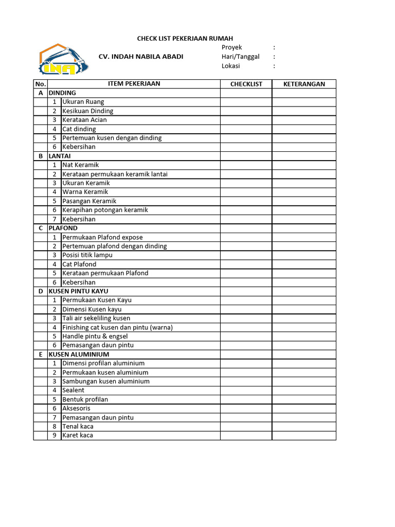 Checklist | PDF